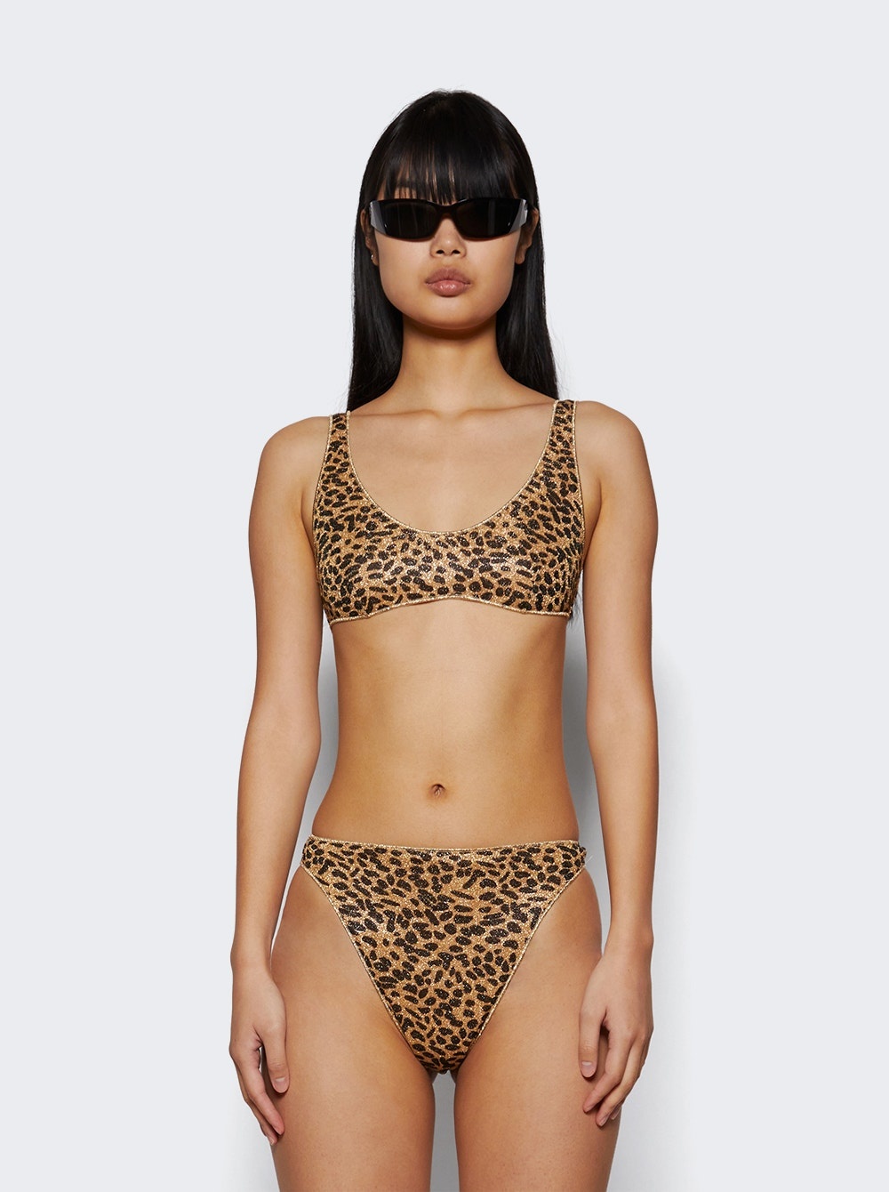Animalier Lumiere Sporty Bra '90 Bottom Leopard - 2