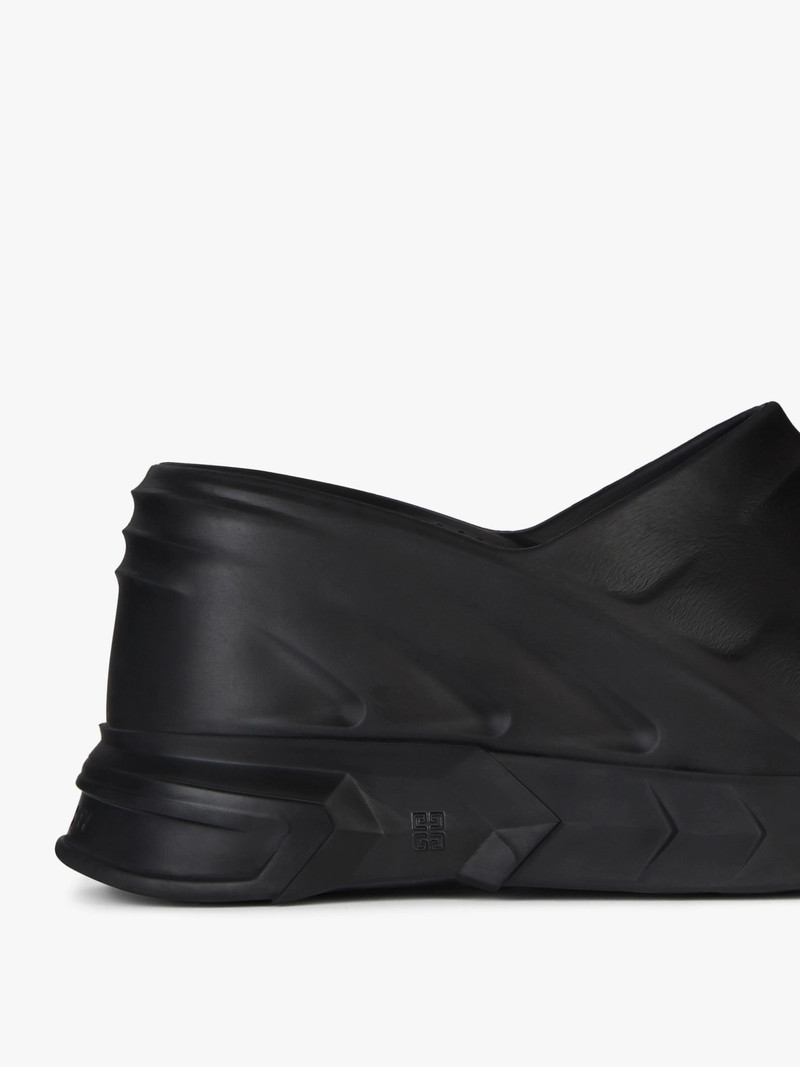 MARSHMALLOW WEDGE SANDALS IN RUBBER 6