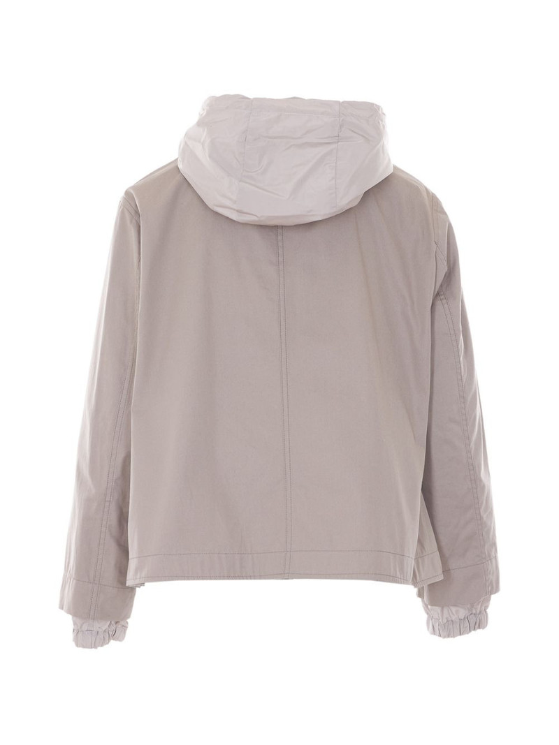 Herno hooded reversible jacket outlook