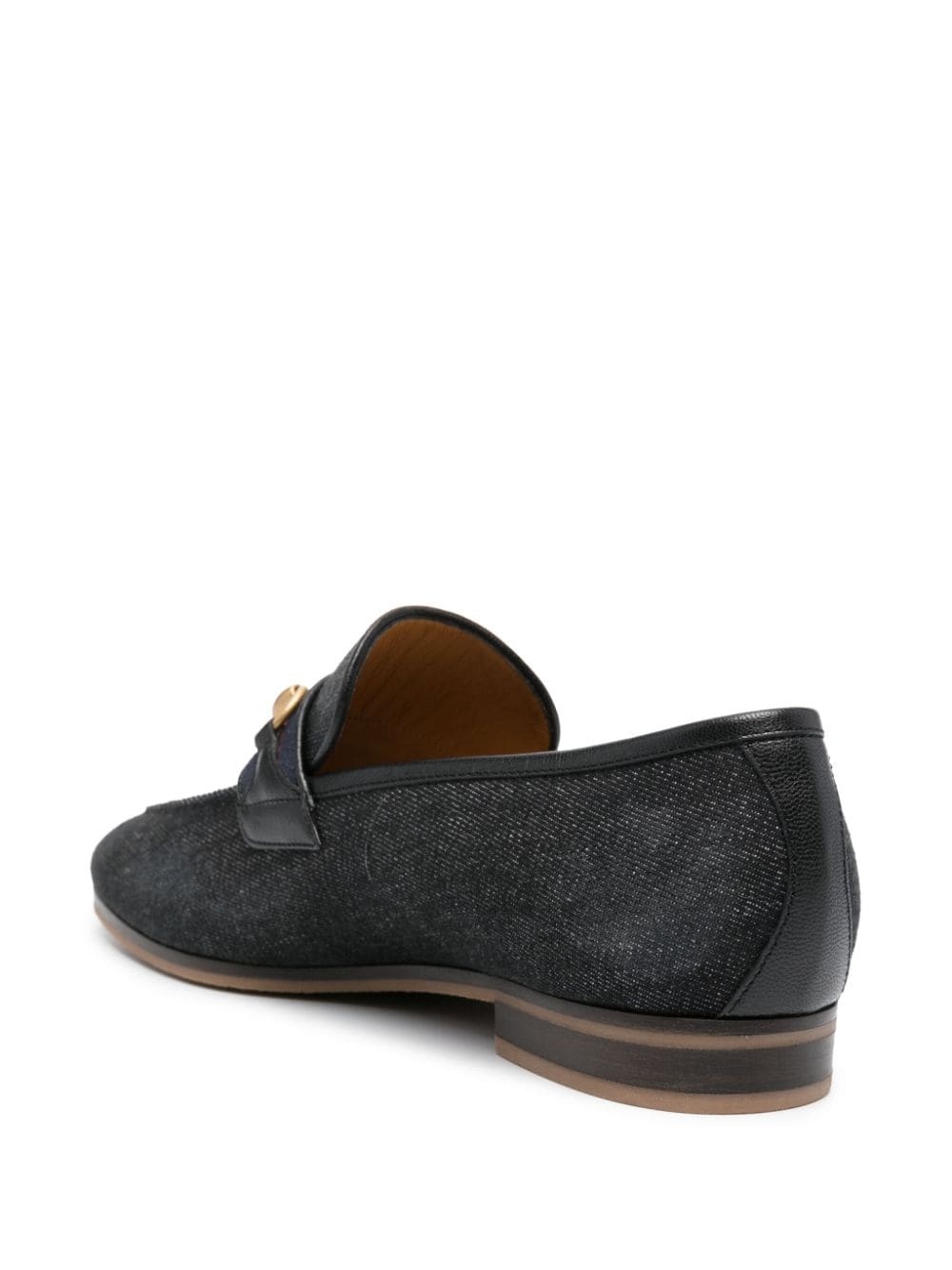 Horsebit denim loafers - 3