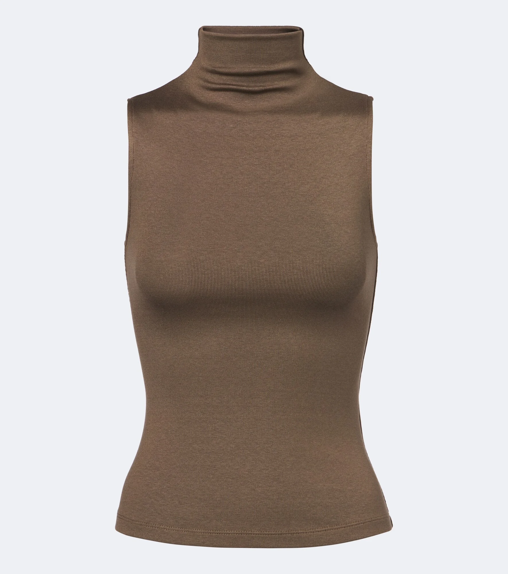Silk-blend turtleneck top - 1