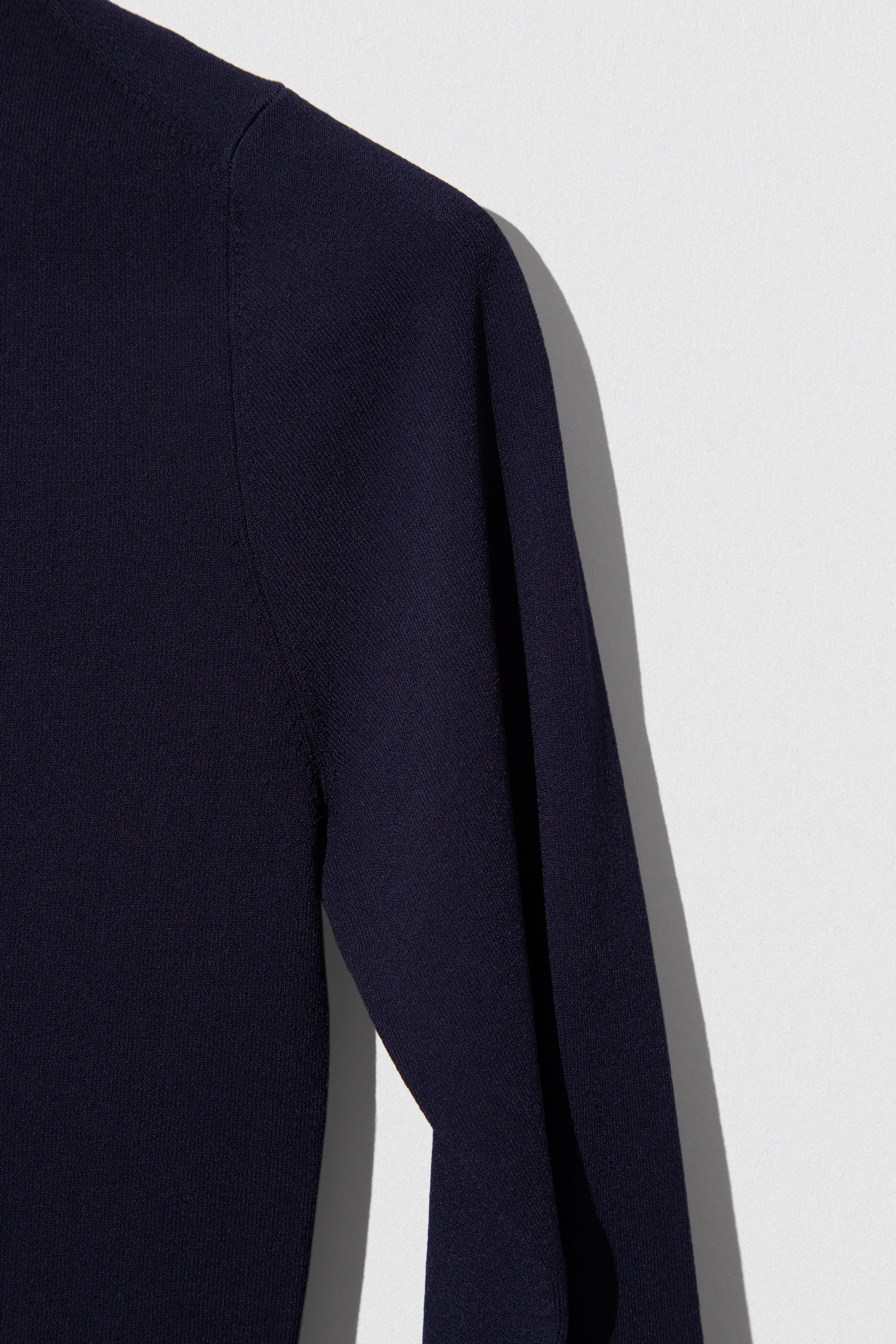 BRANKA POLO NECK DARK NAVY MARTINICA VISCOSE - 2