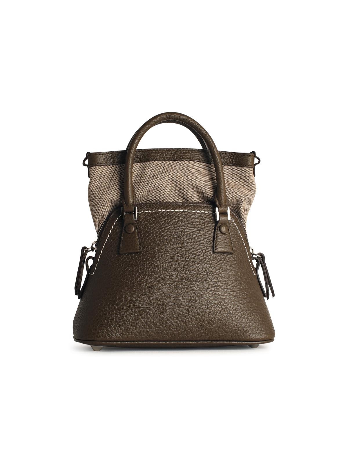 Maison Margiela 'Sac' Brown Leather Bag Woman - 3