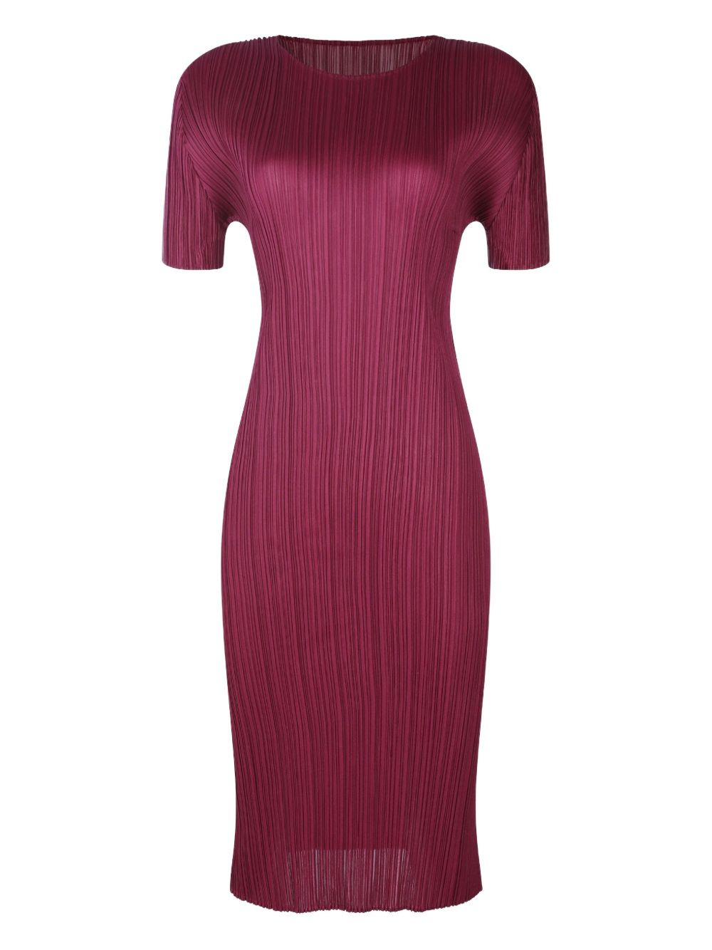 pleated midi dress - 1