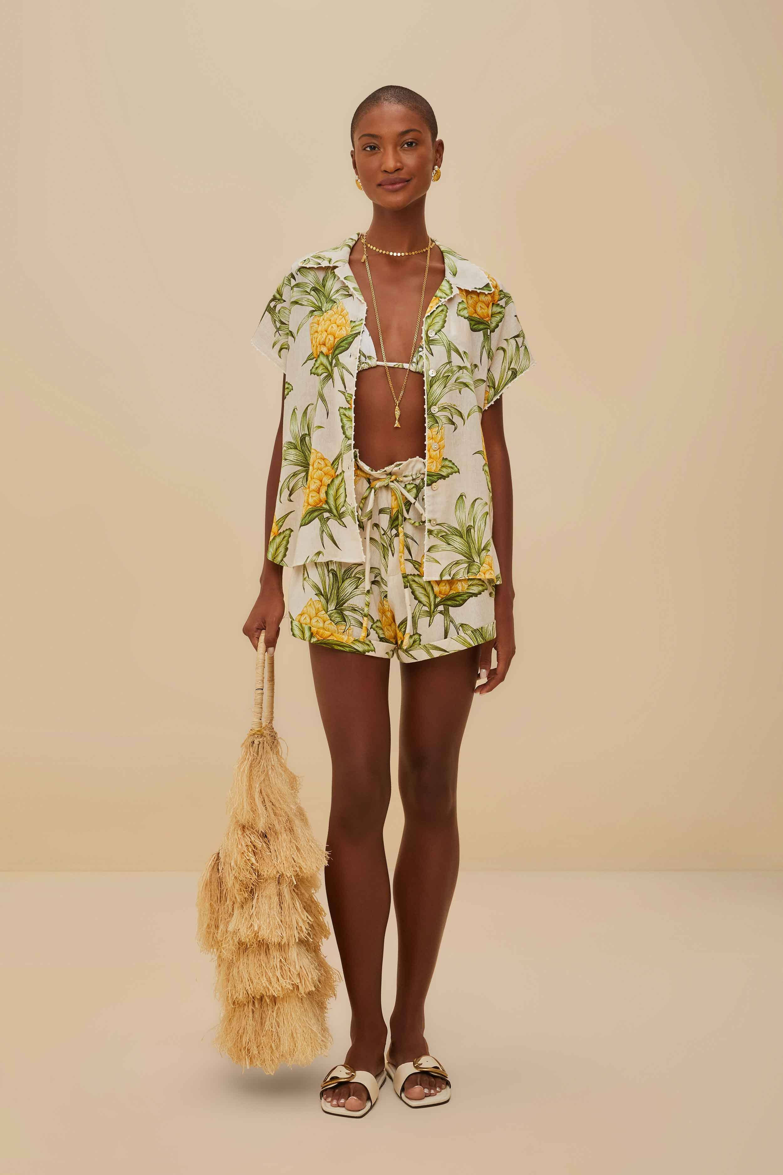Off-White Delicate Pineapple Short - 1