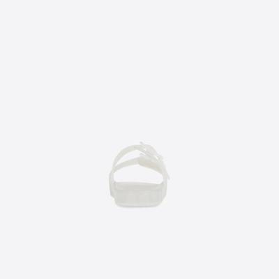 BALENCIAGA Men's Mallorca Sandal in White outlook