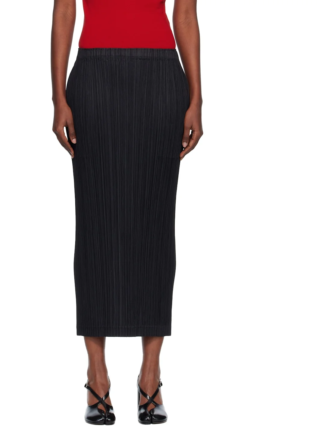 Black Thicker 1 Maxi Skirt - 1