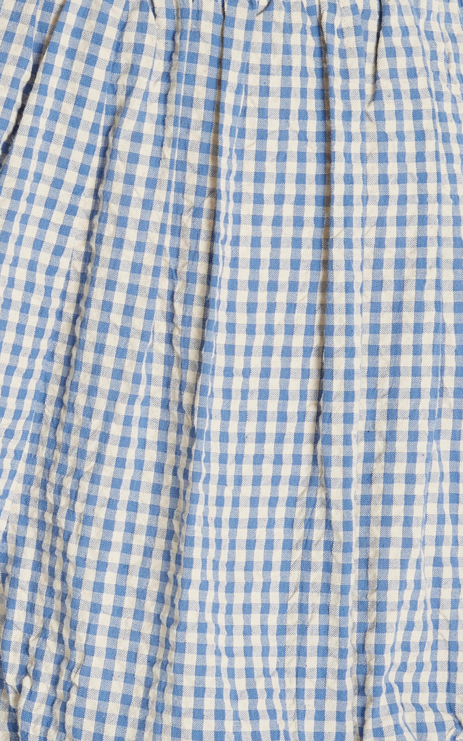Aurelia Gingham Cotton Bloomer Shorts blue - 5
