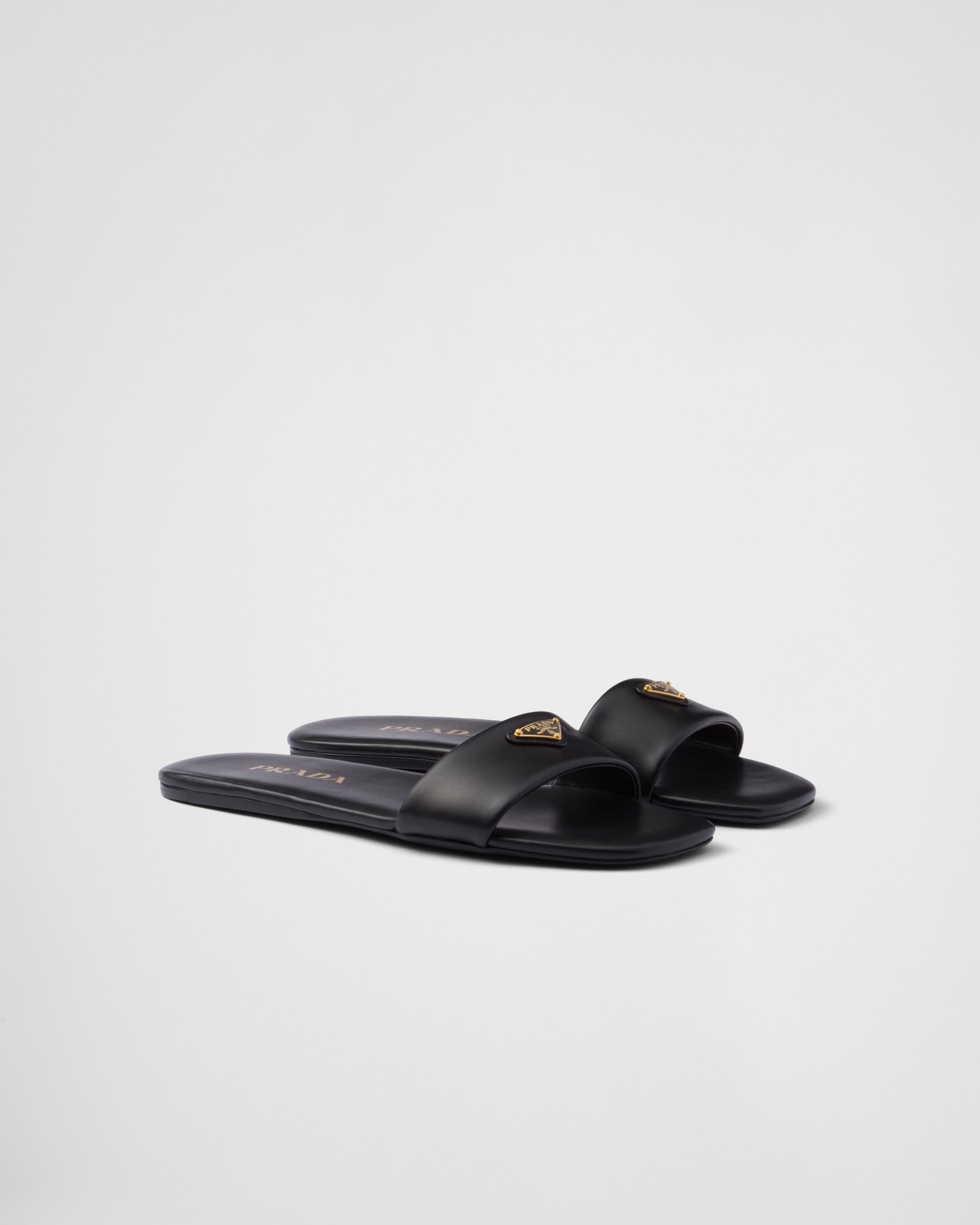 Leather slides - 1