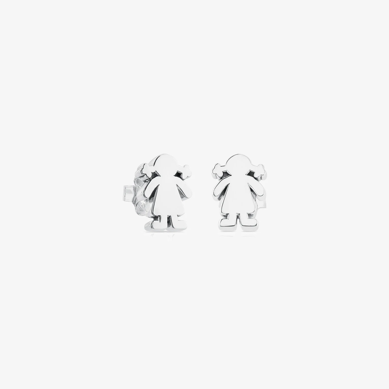 Silver Sweet Dolls Earrings - 1