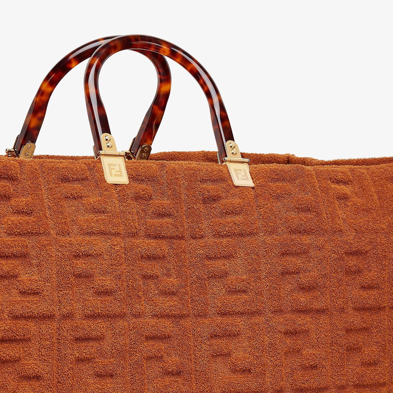 Shopper in brown terrycloth - 5