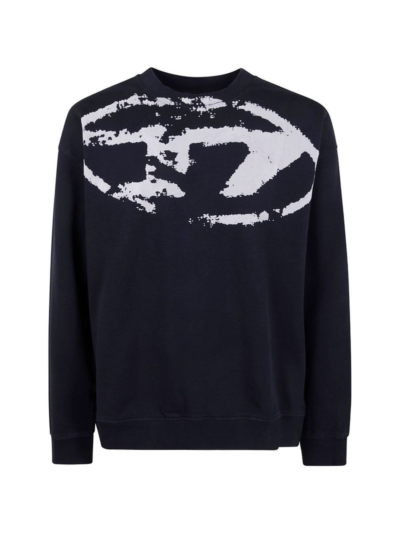 logo-print sweater 1