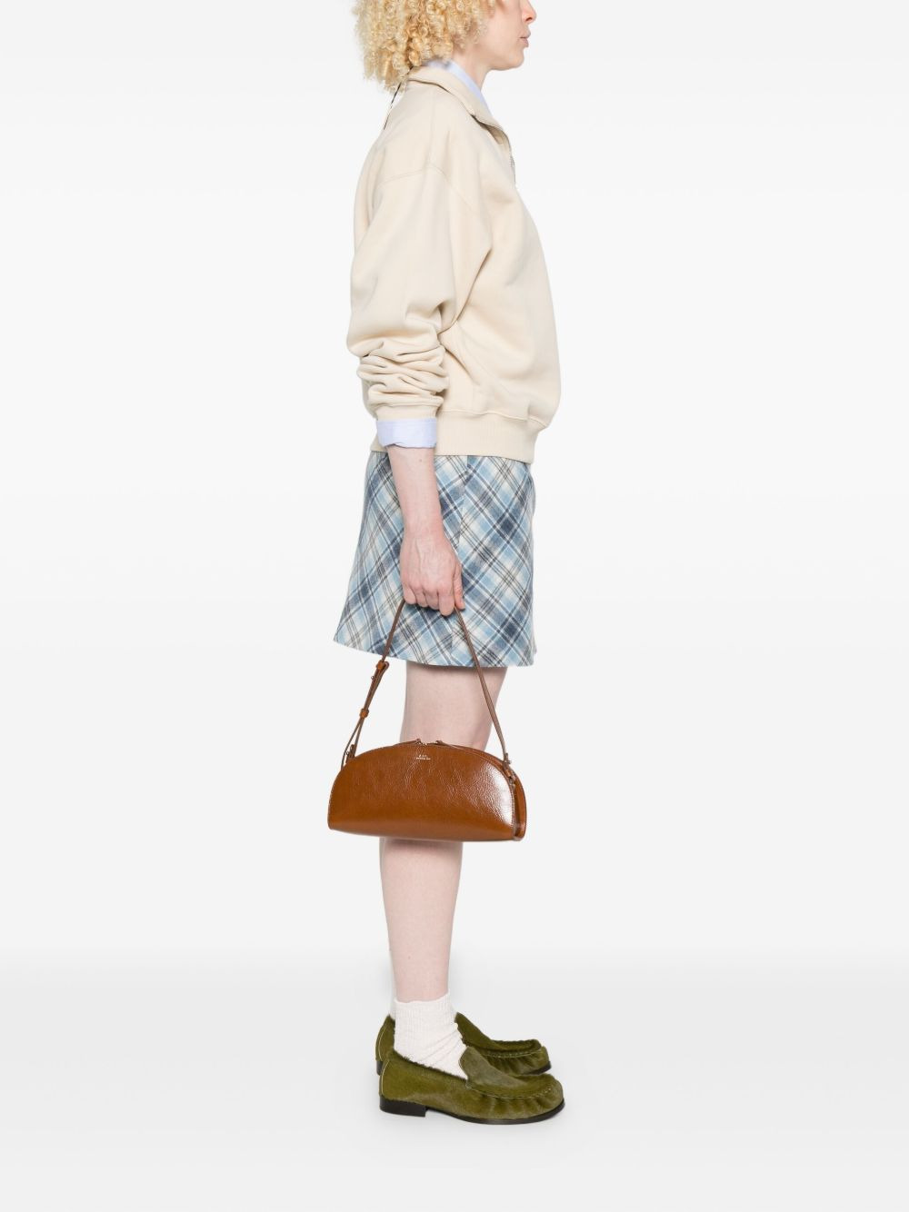 Demi-Lune leather shoulder bag - 2