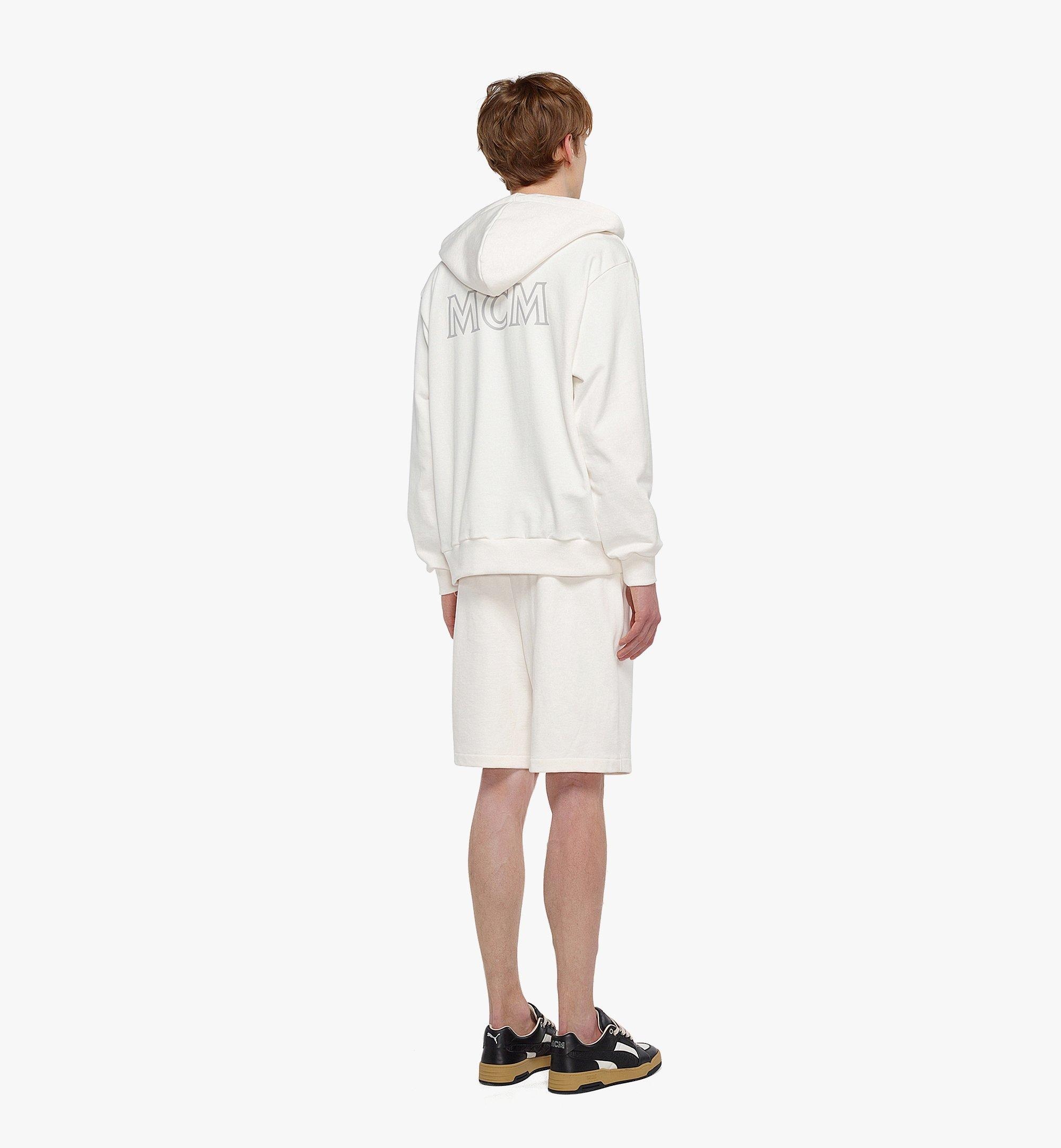 Men’s MCM Essentials Logo Zip Hoodie in Organic Cotton - 4