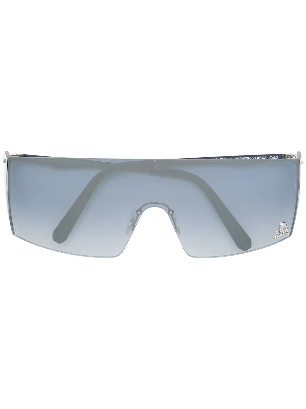 gradient lens square frame sunglasses - 1