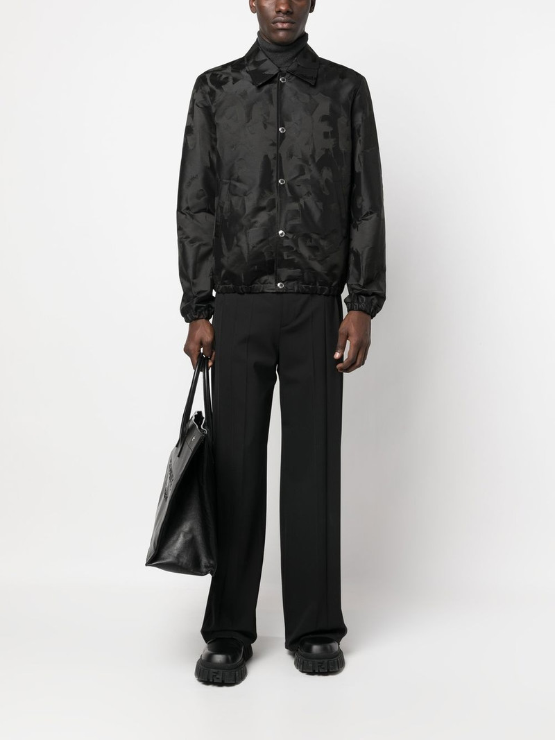 Alexander McQueen satin collared bomber jacket outlook