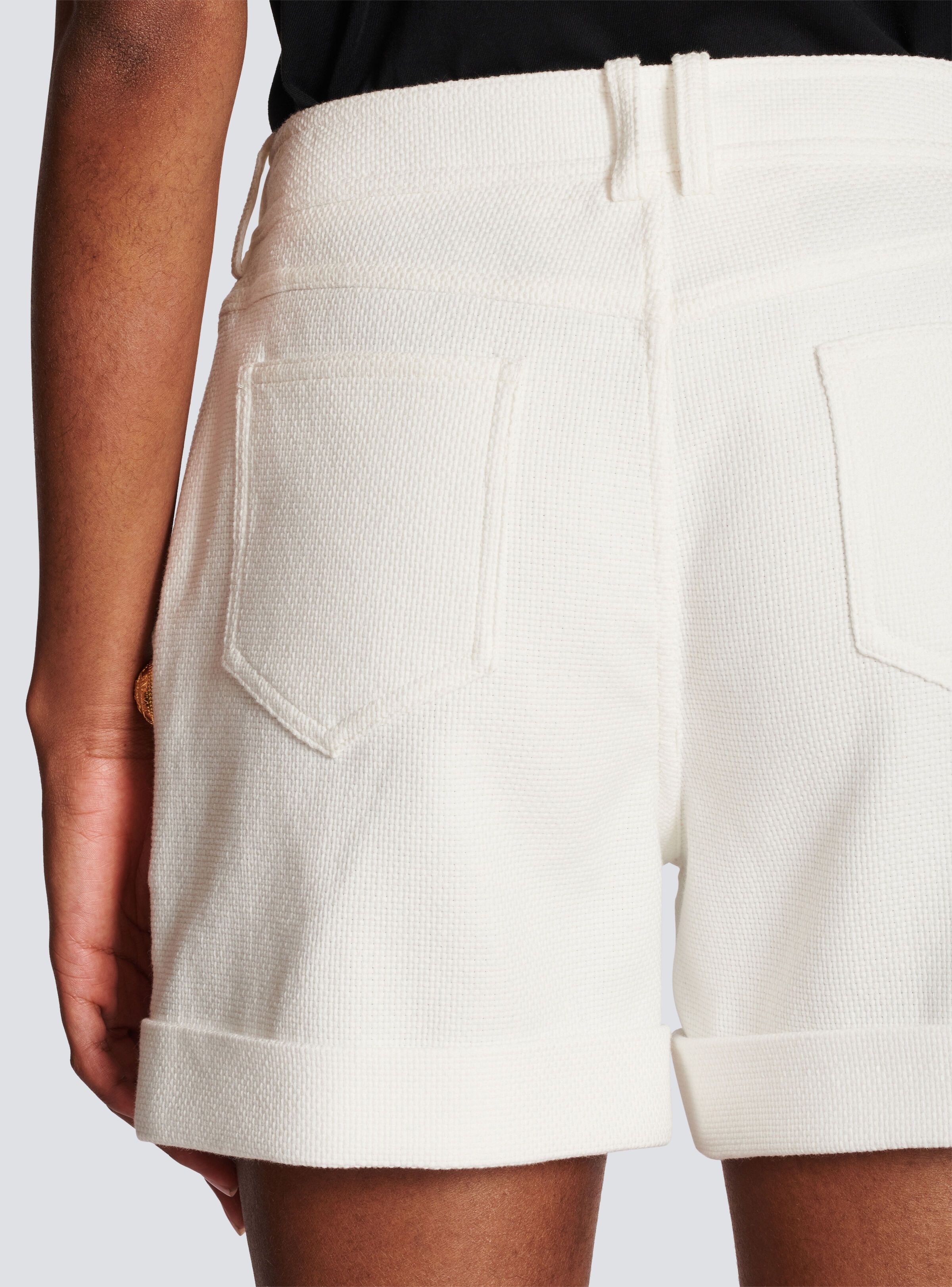 Cotton low-rise shorts - 8