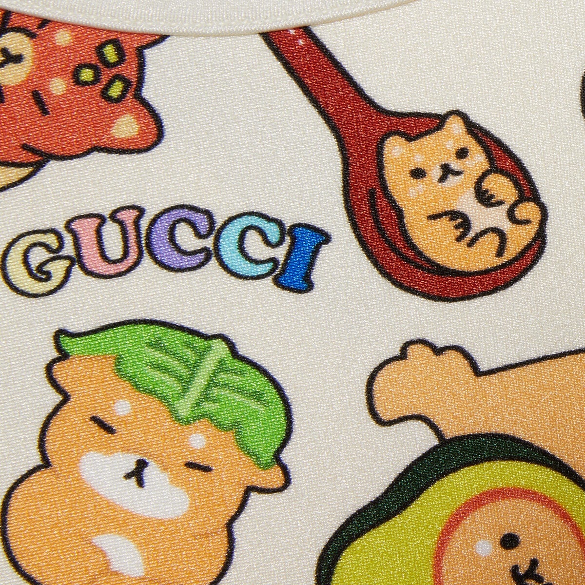 Gucci animals print jersey swimsuit - 3
