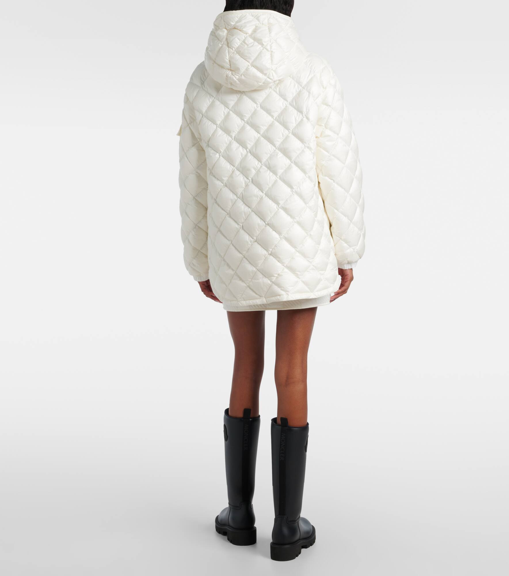 Quilted down jacket - 3
