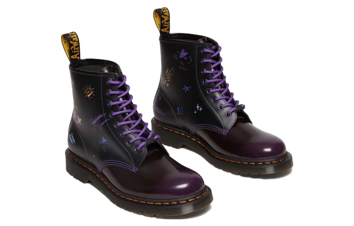 Dr. Martens x BT21 1460 Leather Boots 'Purple' 30069511 - 3