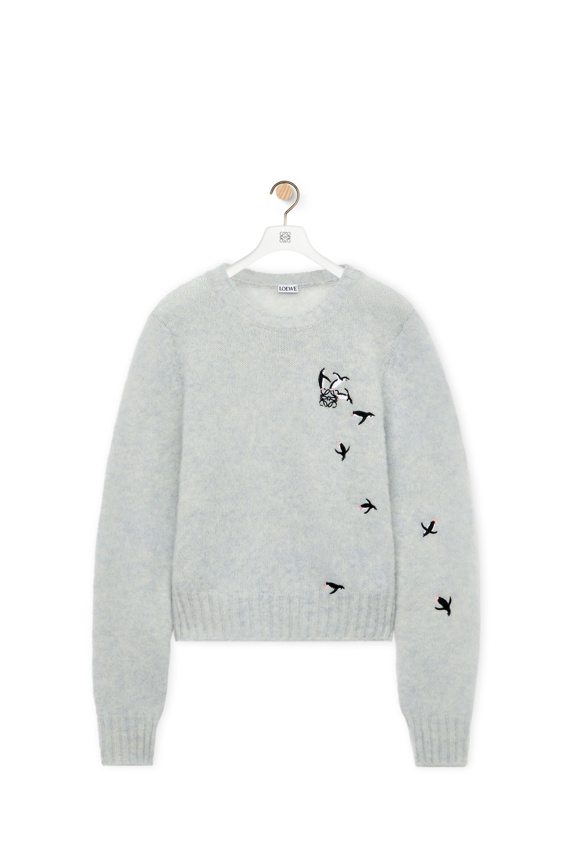 Loewe Penguin Embroidered Suna Fujita Wool Sweater