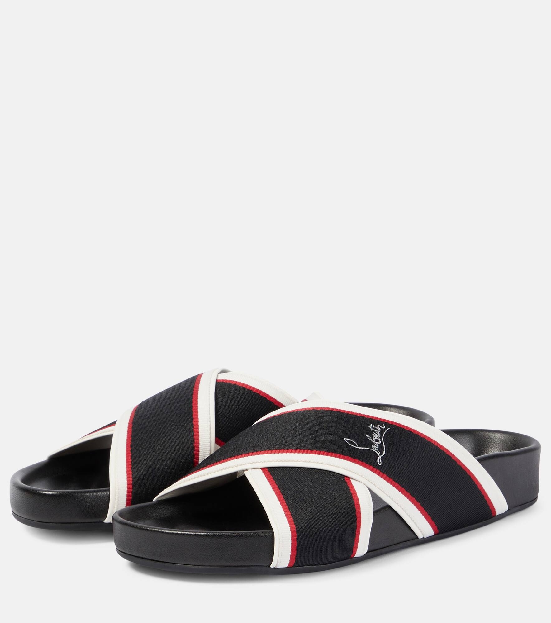 Hot Cross Bizz ribbon sandals - 5