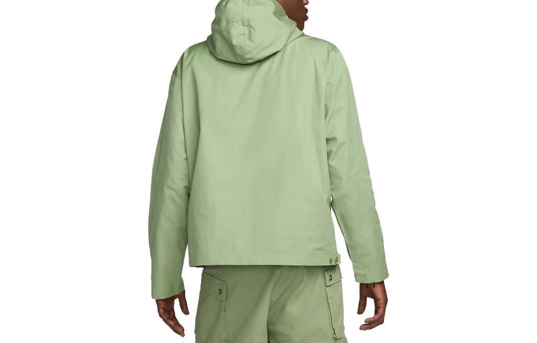 Nike Life Woven Pullover Field Jacket 'Oil Green' DX0718-386 - 2
