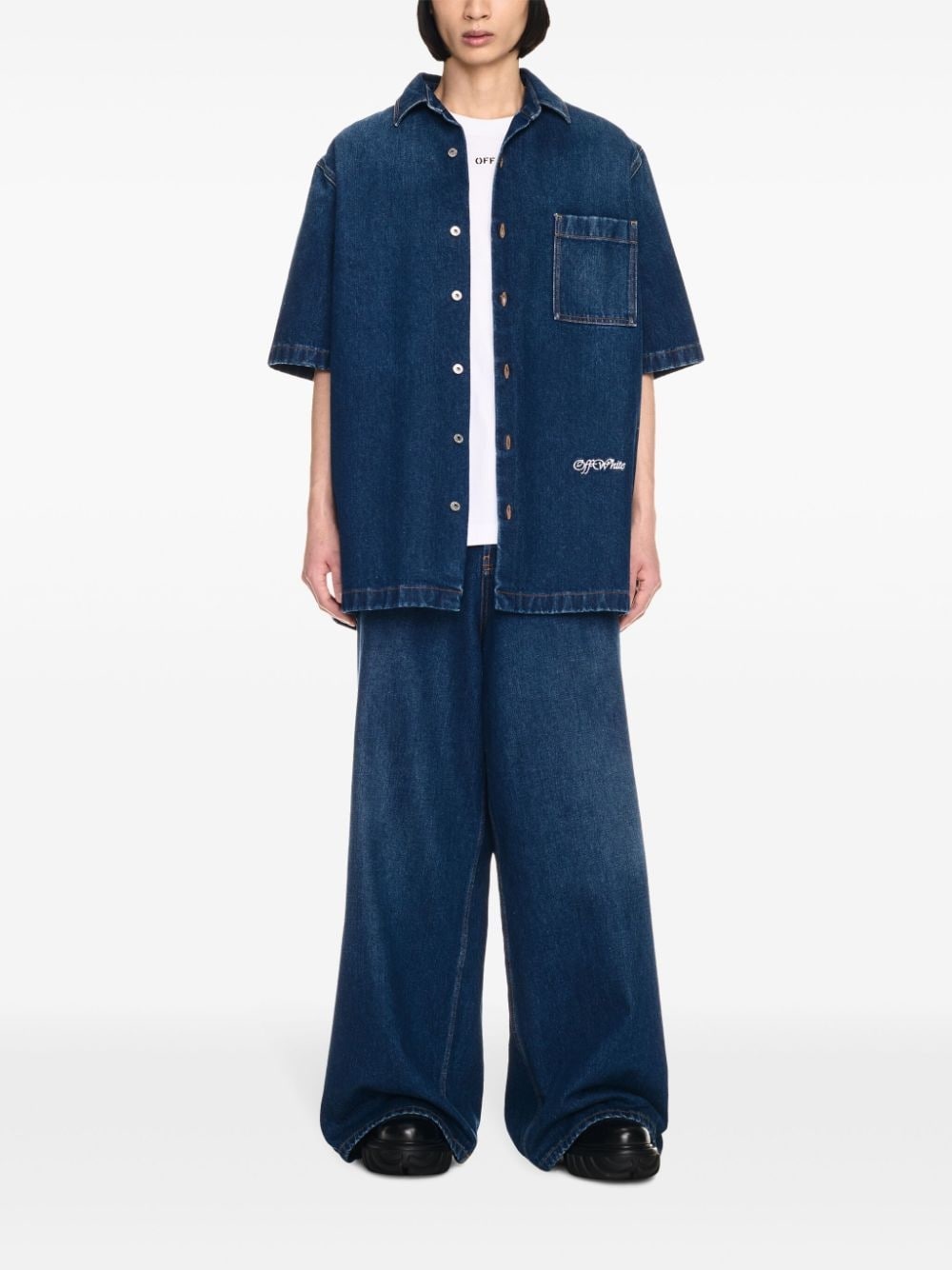 Denim over shirt - 2