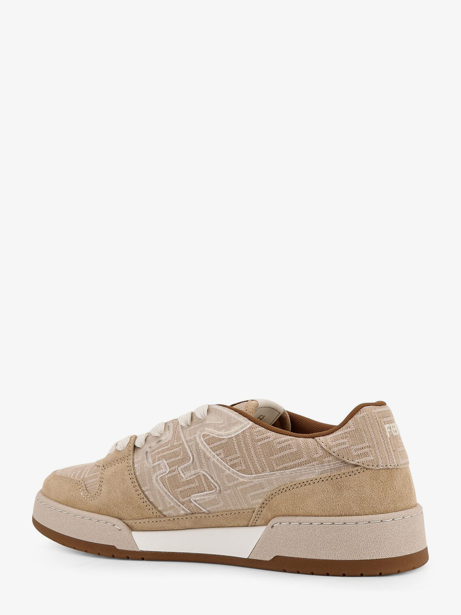 FENDI MATCH FF JACQUARD LOW-TOP SNEAKERS - 3