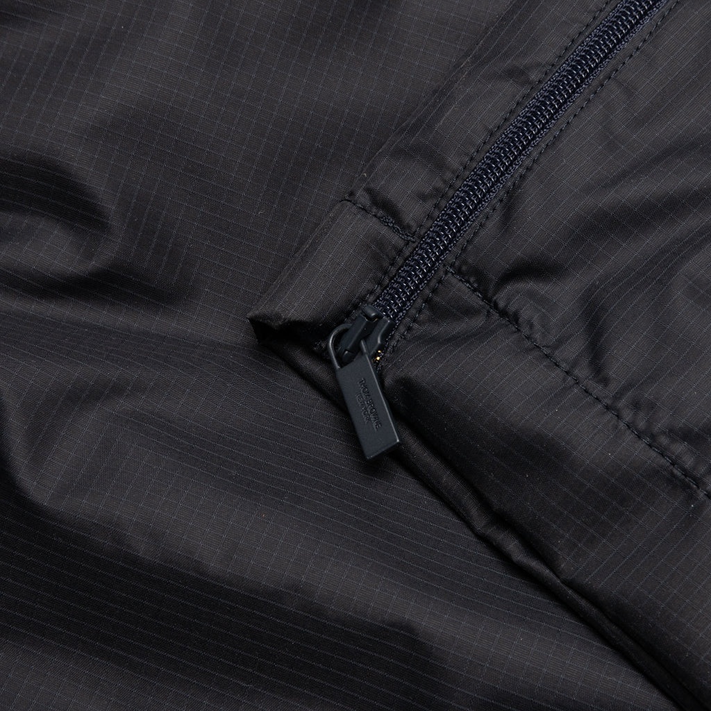 THOM BROWNE STRAIGHT LEG TRACK PANTS - NAVY - 5