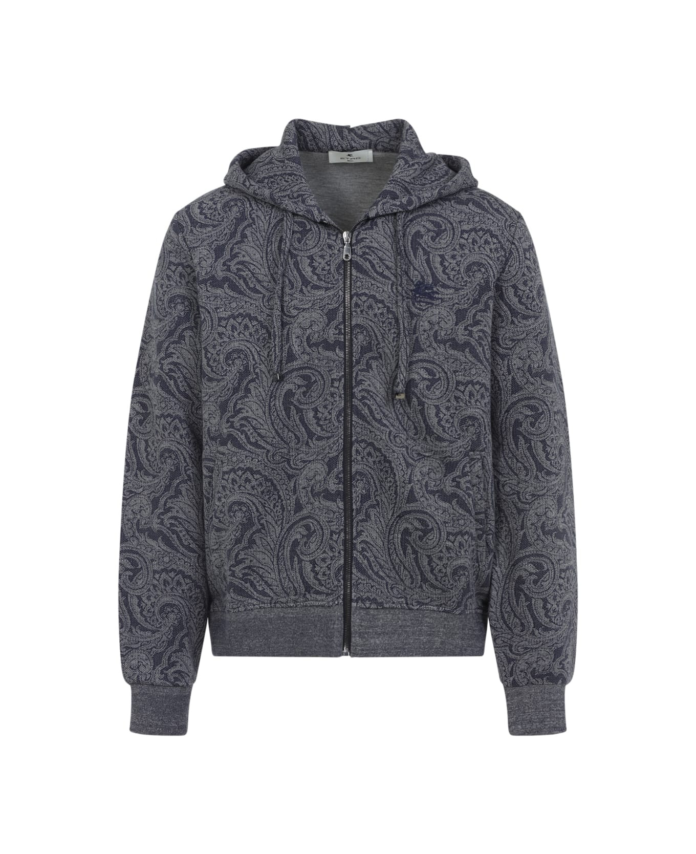 Zipped Hoodie With Welt Pockets - 2