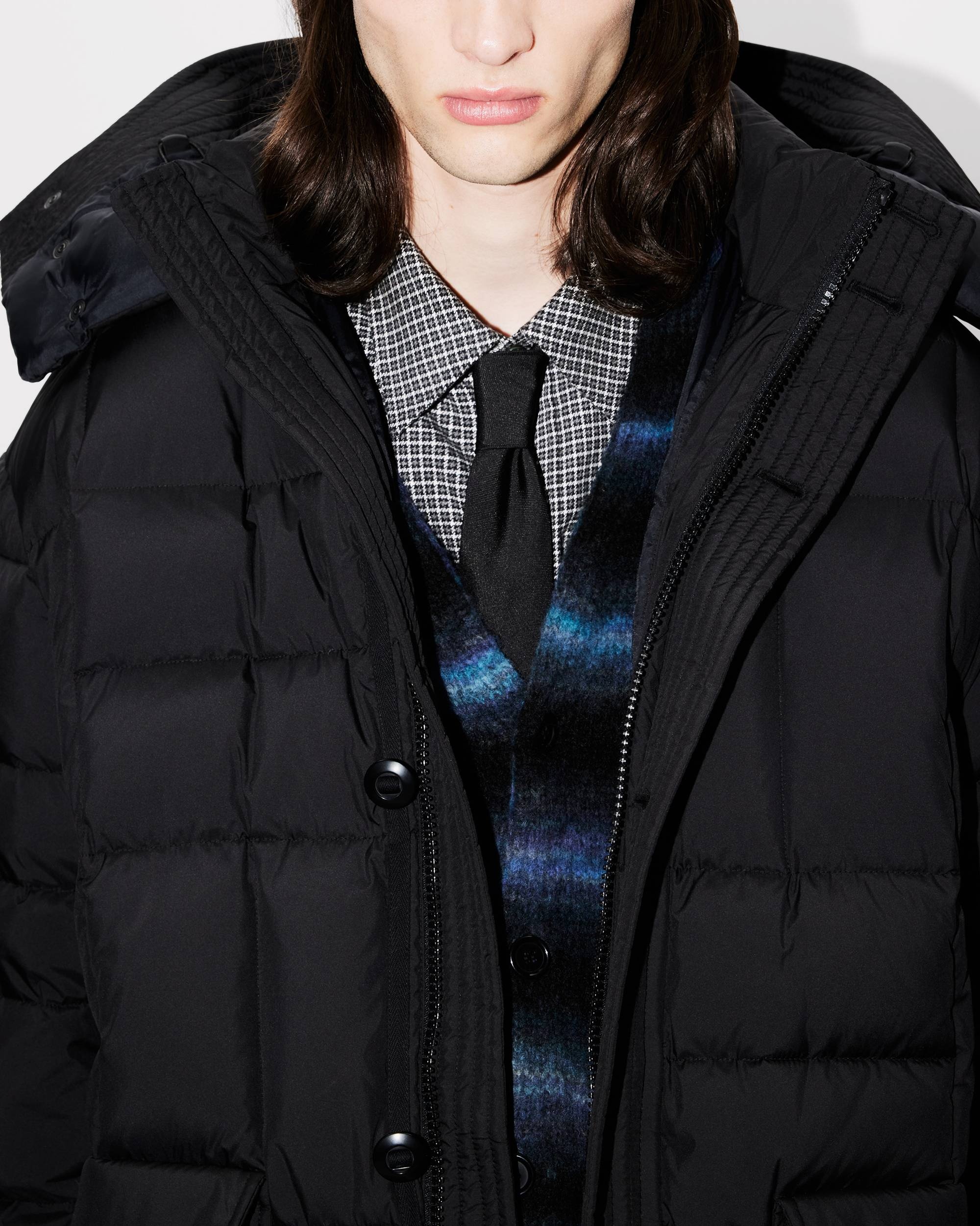 'KENZO Weave' mid-length winter parka - 8