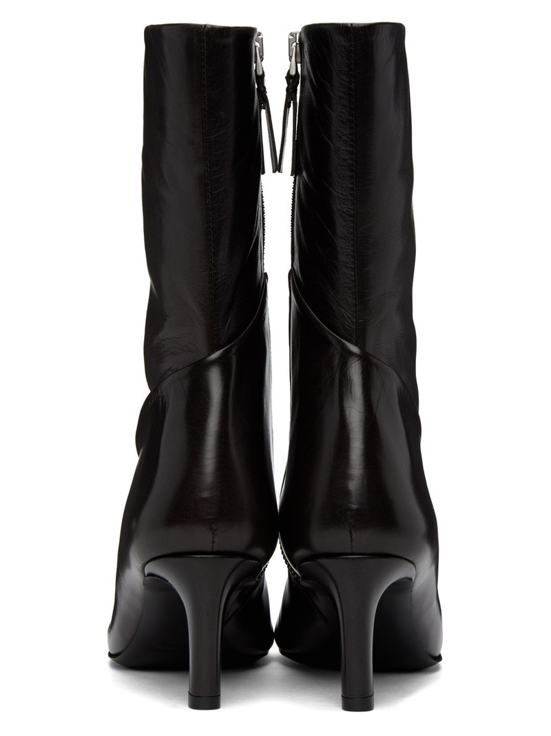 Black Leather Ankle Boots 2