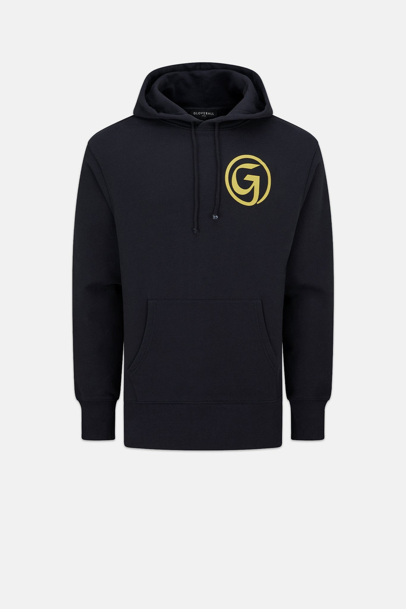 Unisex 'G' Print Hoodie Navy 1