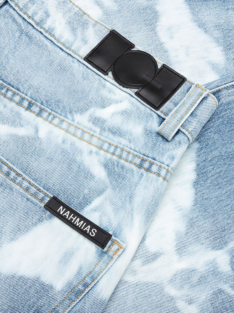 bleach-dye five-pocket jeans 3