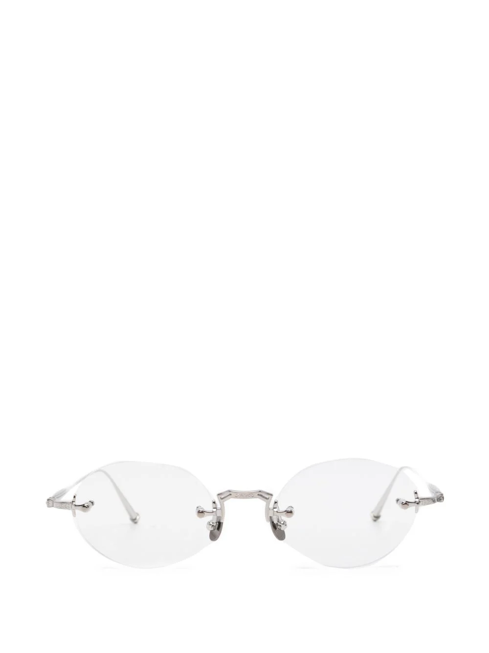 oval-frame glasses - 1