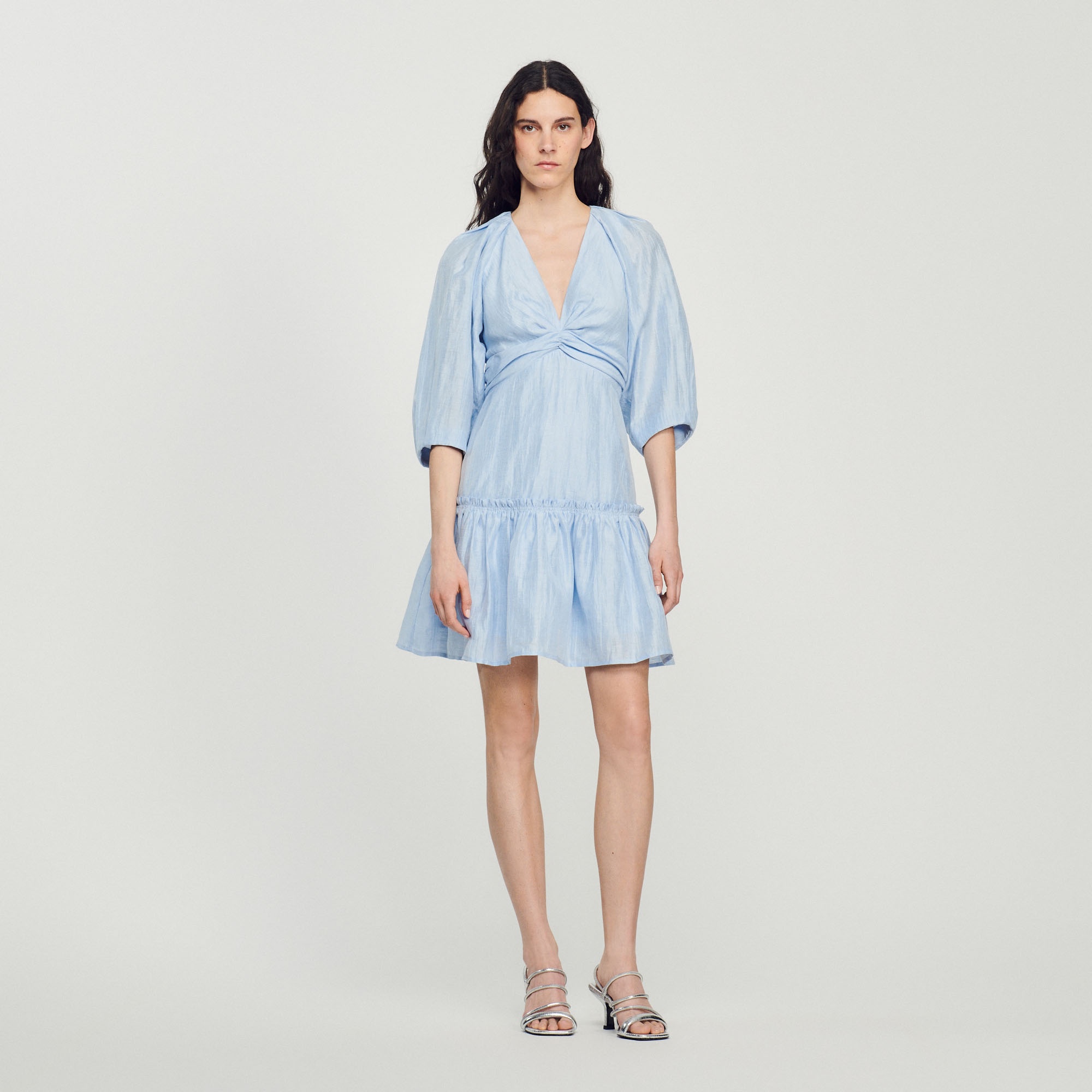 Short gathered dress - 2