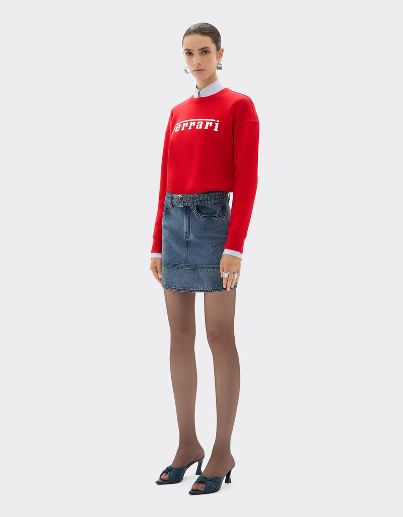 Scuba sweatshirt with Ferrari logo 3