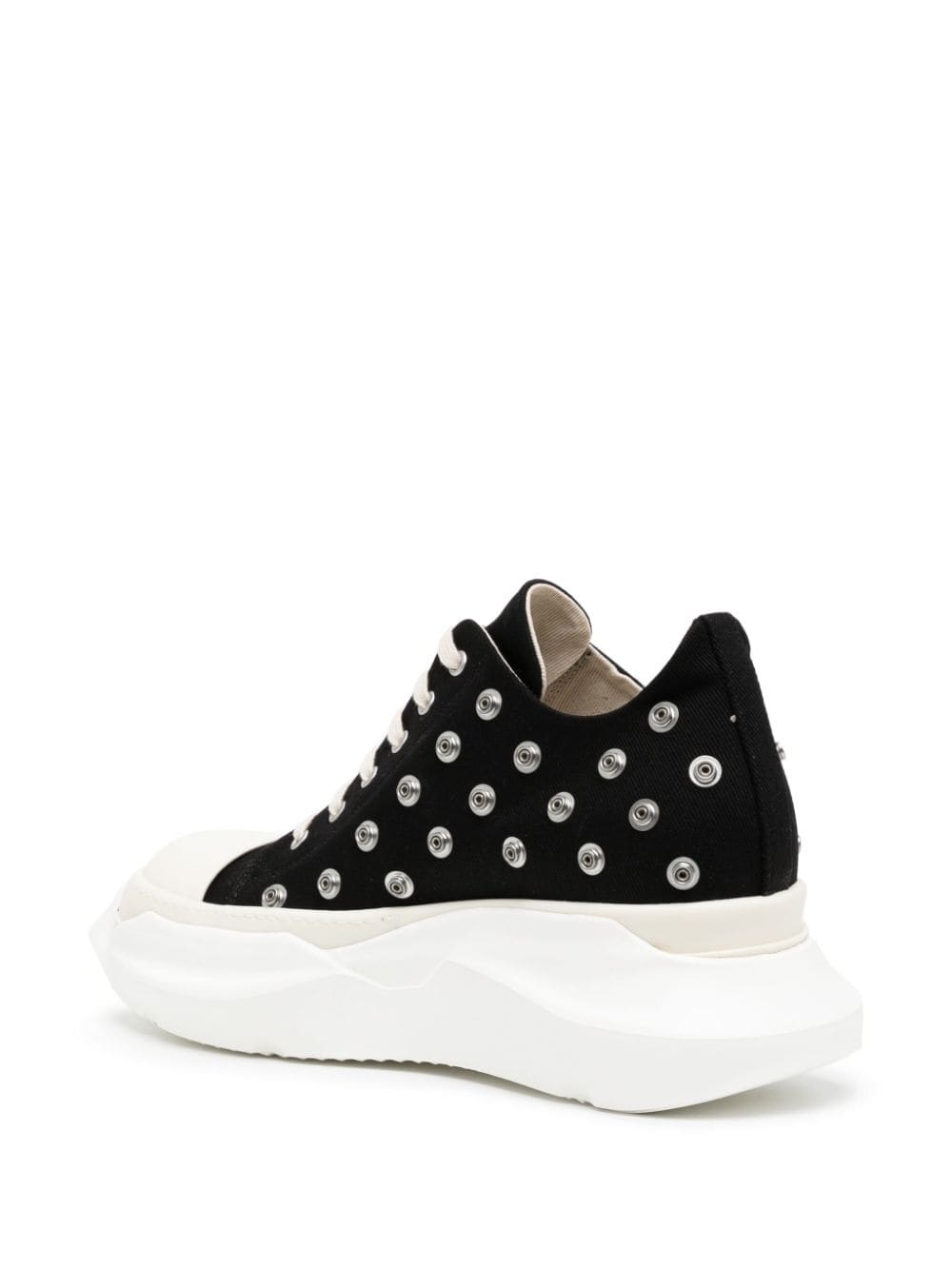 eyelet-detailing contrasting-toecap sneakers - 3