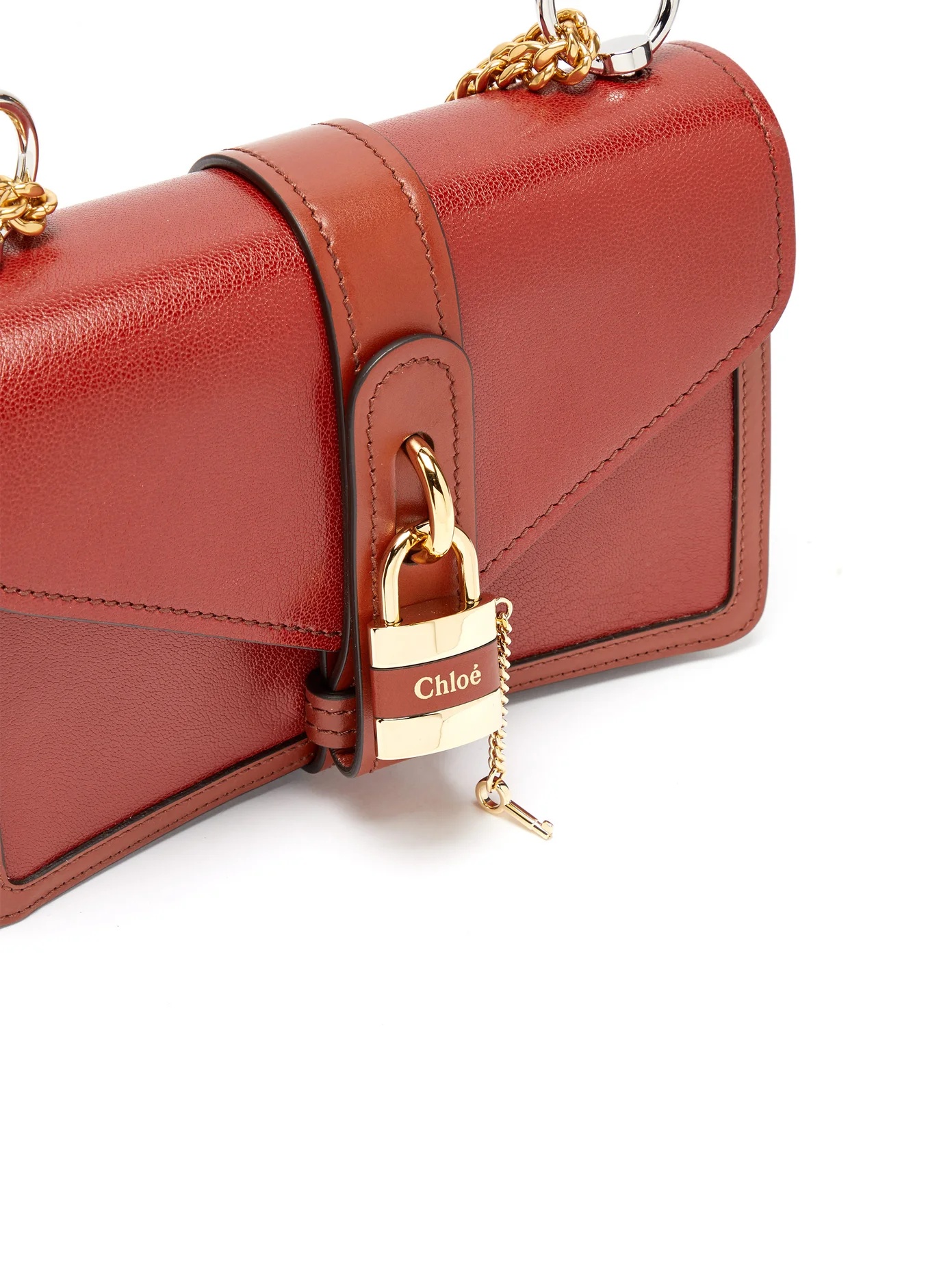 Aby leather shoulder bag - 6