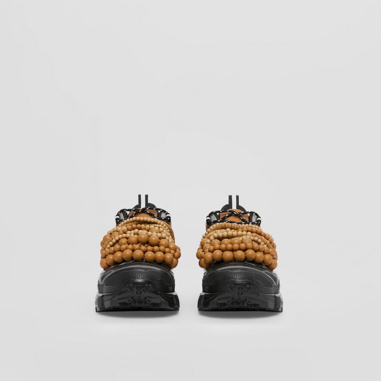 Bead Detail Cotton and Nylon Arthur Sneakers - 3
