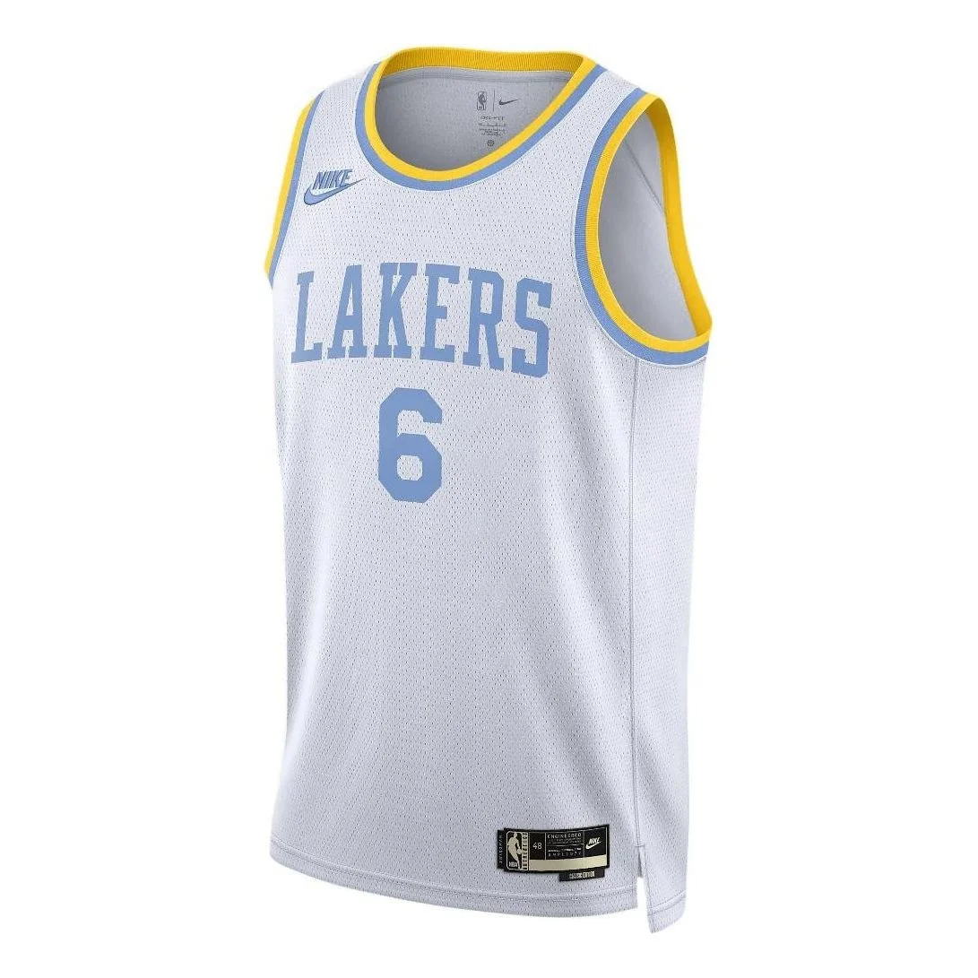 Nike x NBA 로스 앤젤레스 레이크러 Dri-FIT LeBron James Jersey 'White' DO9448-101 - 1