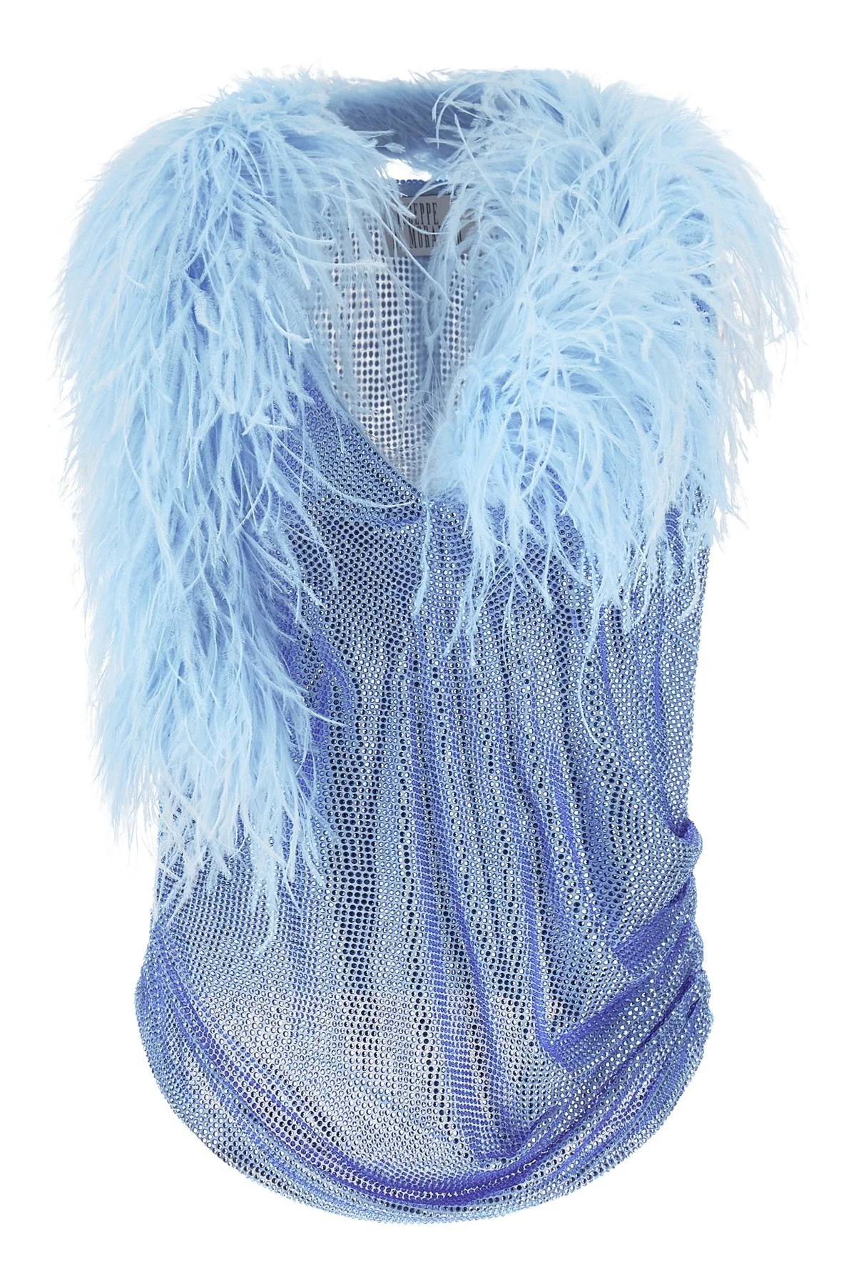 Mesh And Feather Top - 1