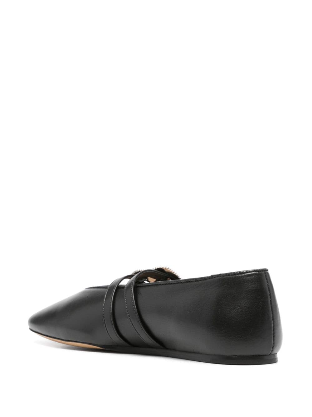 Claudia leather ballet shoes - 3