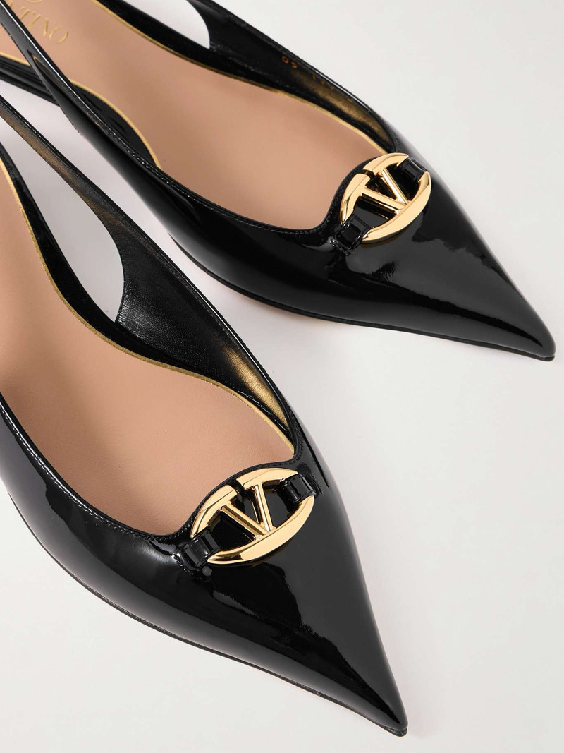 VLOGO Bold 20 embellished patent-leather pumps 4