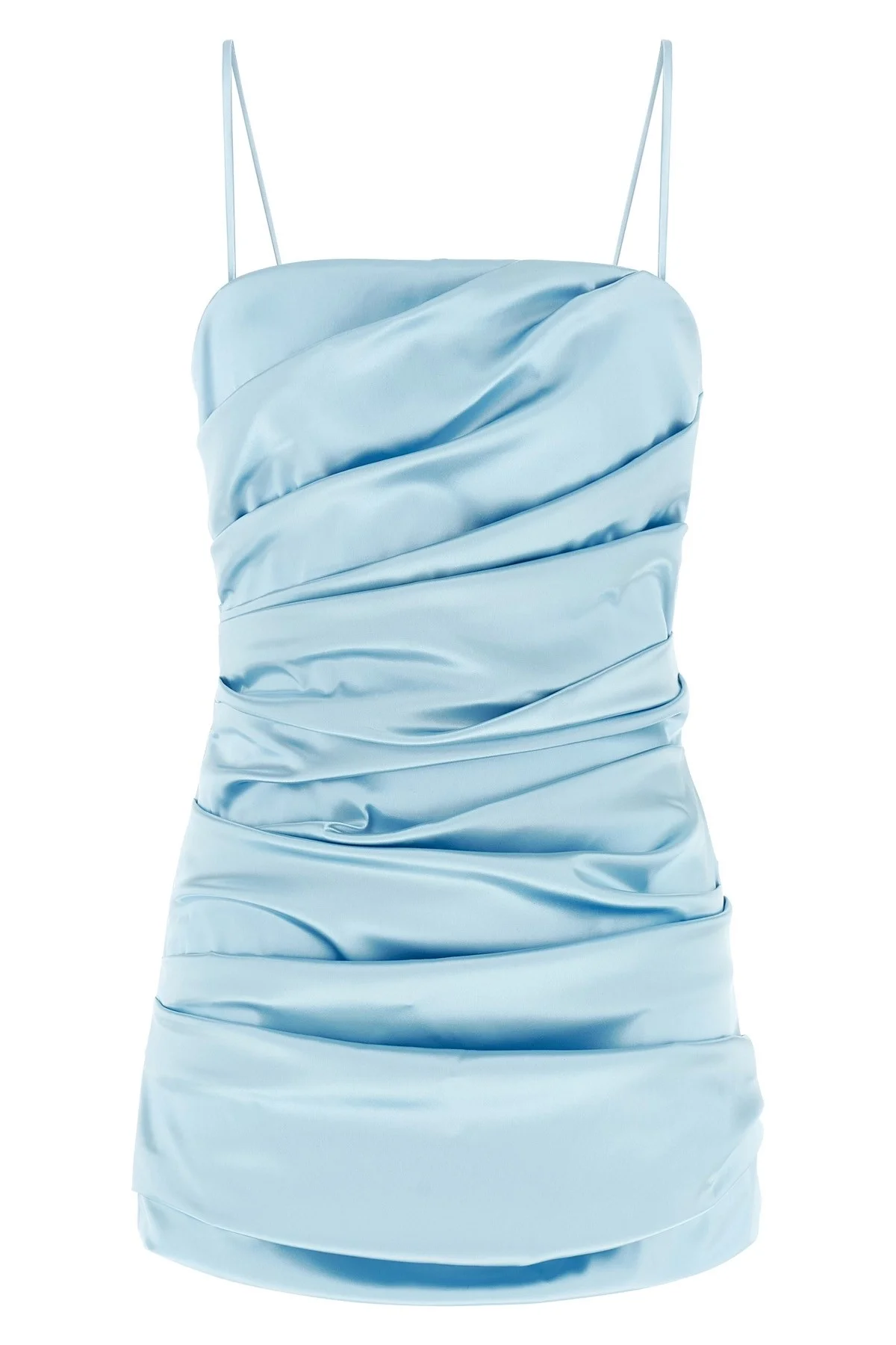 Stretch satin dress - 1