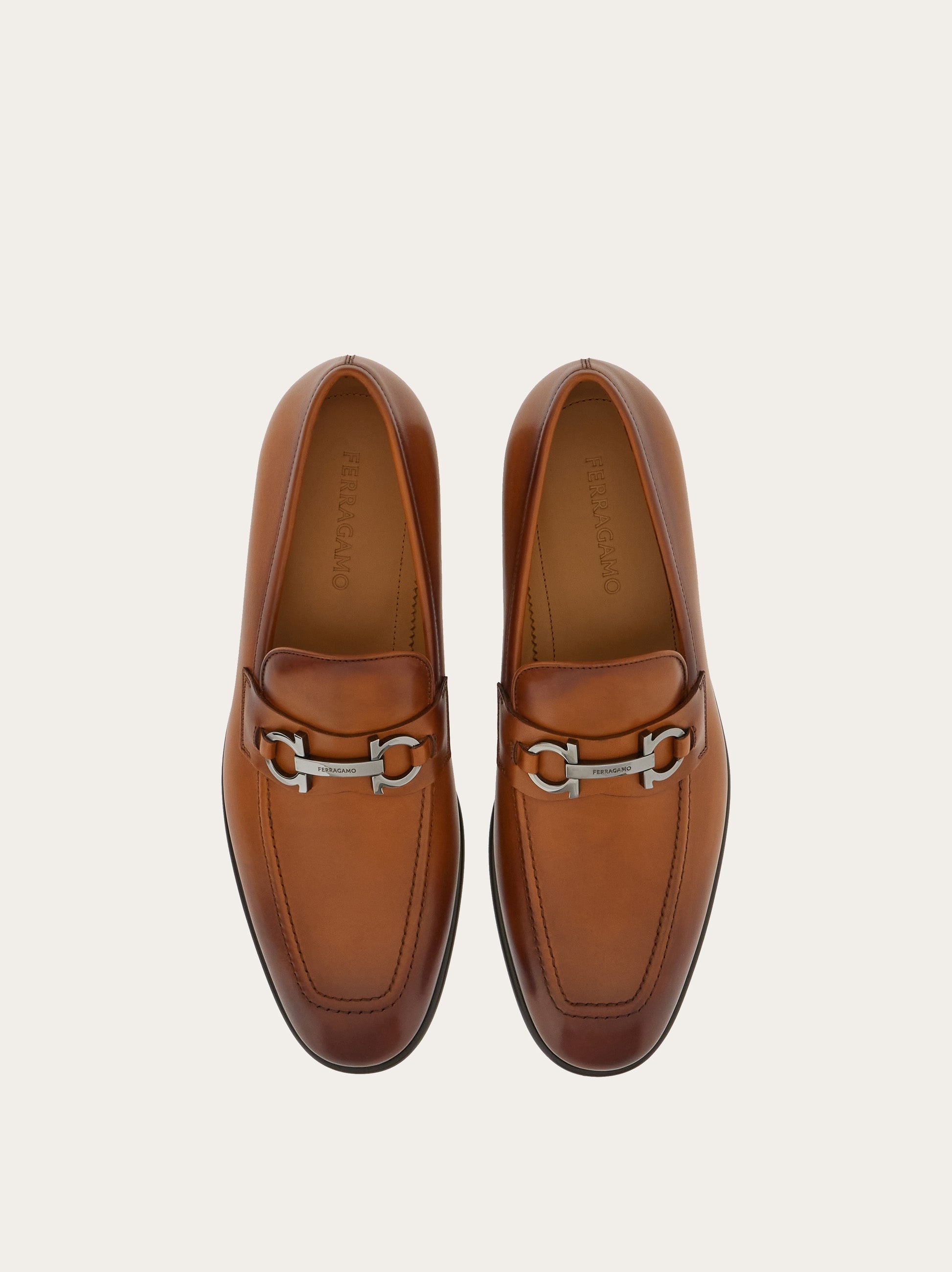 FERRAGAMO Moccasin with Gancini ornament | REVERSIBLE