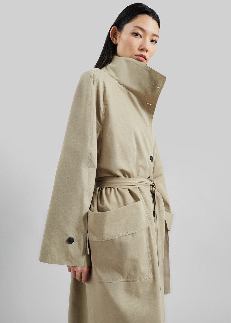 Lenoir Trench Coat - Beige 3