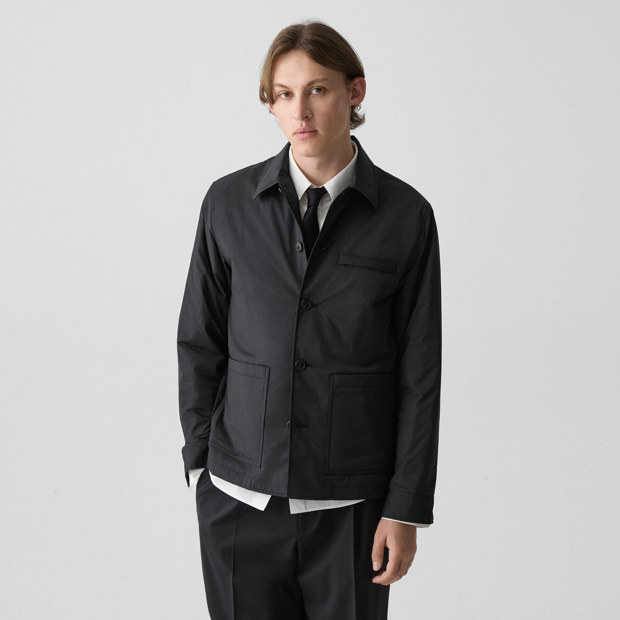Button-Up Jacket in Motion Nylon - 3