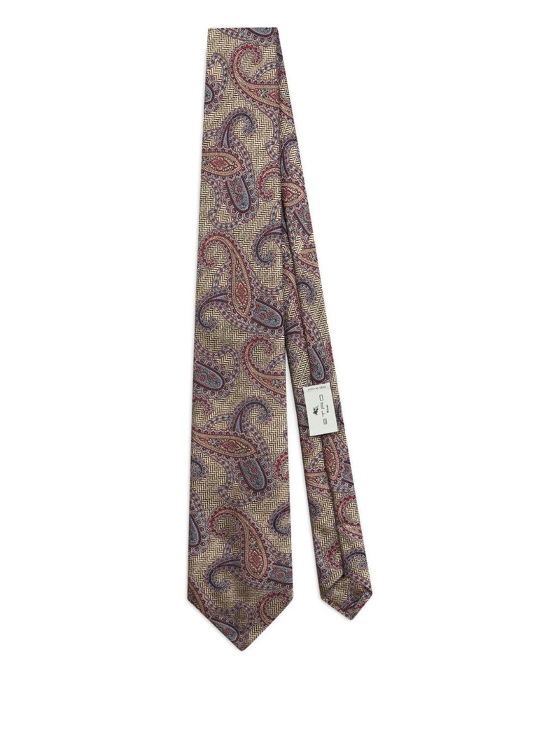 paisley-pattern tie 1